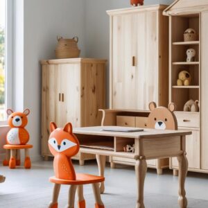 Animal Kingdom Chair & Desk