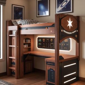 Starship Captains Loft Bed